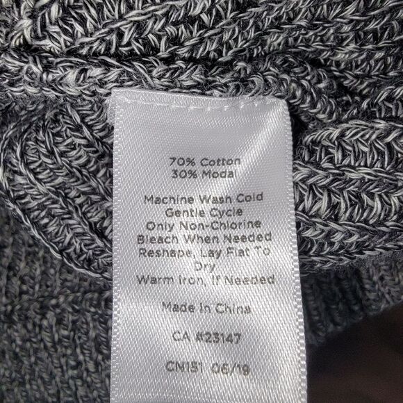 Talbots marled split neck tunic sweater 3x - Picture 8 of 8